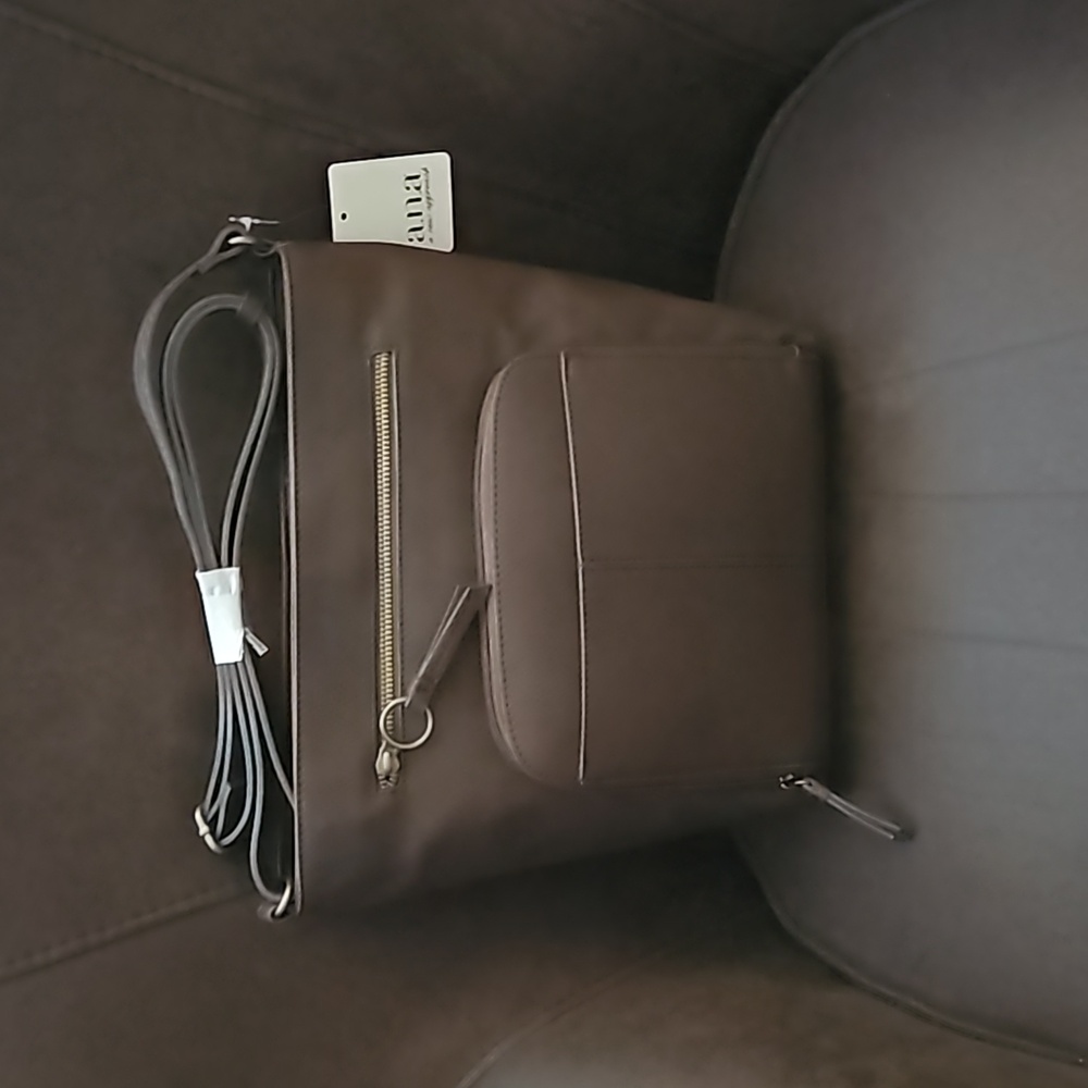 ANA Barry Cocoa North South Crossbody Bag